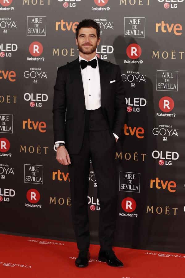 Premios Goya 2018: el look de Alfonso Bassave en la alfombra roja