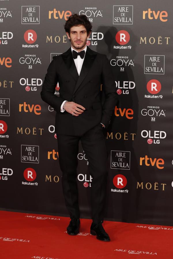 Premios Goya 2018: el look de Quim Gutiérrez en la alfombra roja