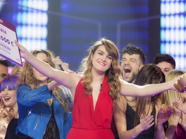 Amaia se hizo con el título de ganadora de 'OT 2017'./TVE