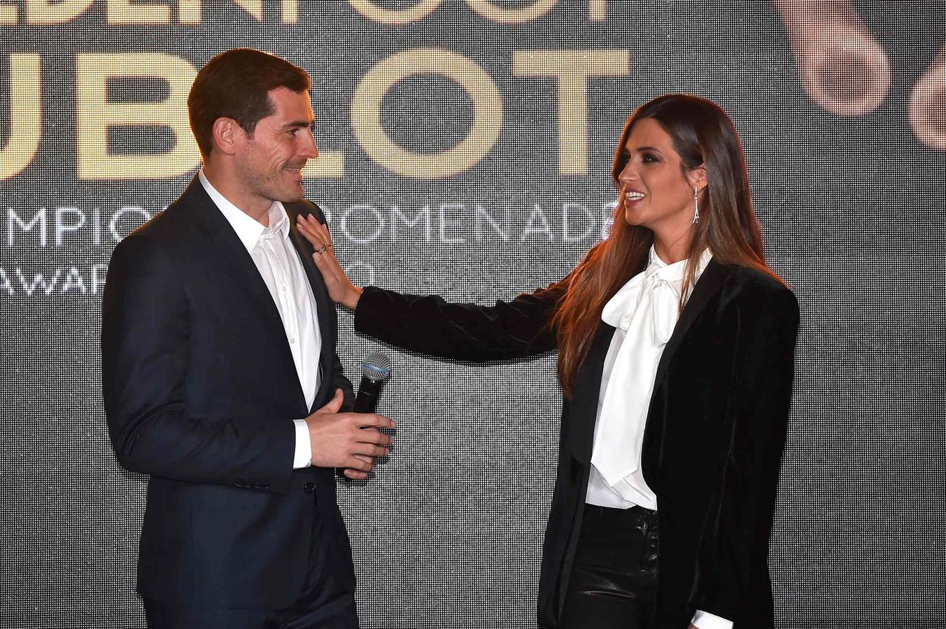 El amor de Sara Carbonero e Iker Casillas, en fotos: Golden Foot Awards