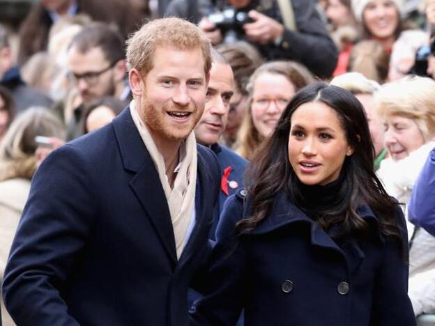 El príncipe Harry y su prometida, la actriz Meghan Markle./getty