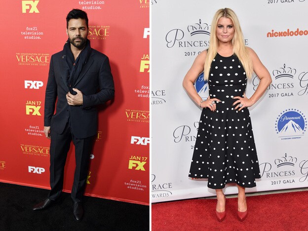 El asombroso parecido físico entre Ricky Martin y Jessica Simpson | Mujer  Hoy