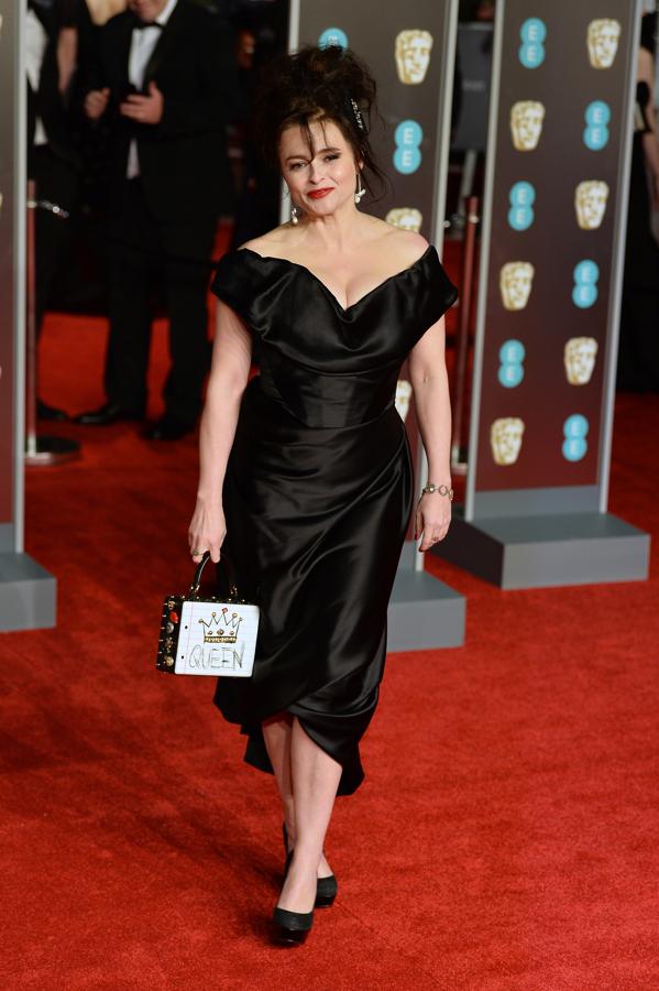 Los peores looks de la alfombra roja de los Premios Bafta 2018: Helena Bonham Carter