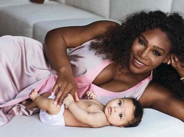 Serena Williams posa con su bebé, nacida el pasado mes de septiembre./cordon press.