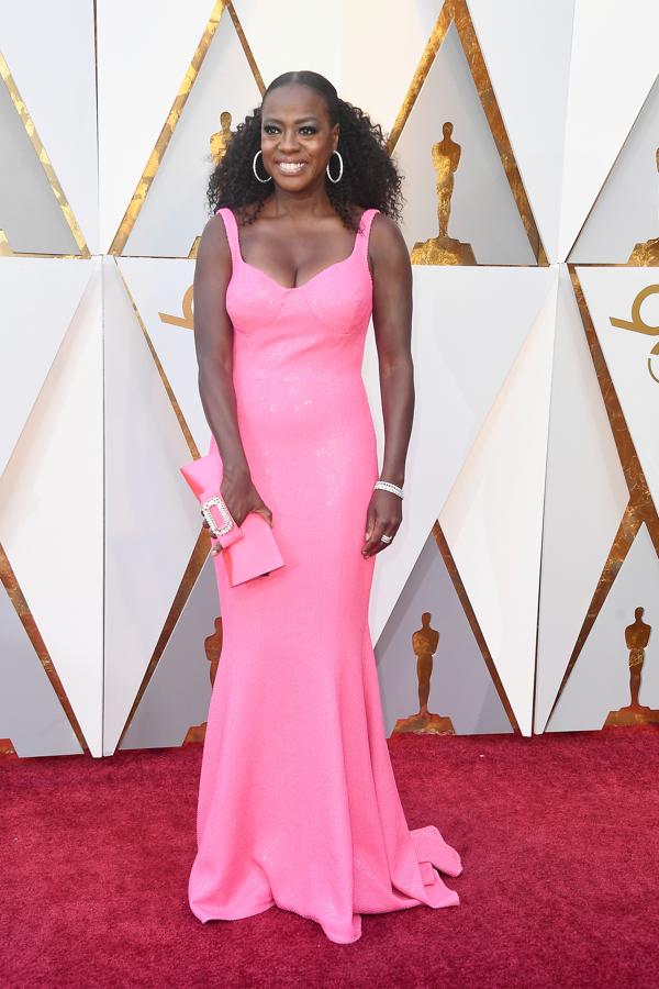 Los vestidos más bonitos de la alfombra roja de los Premios Oscar: Viola Davis