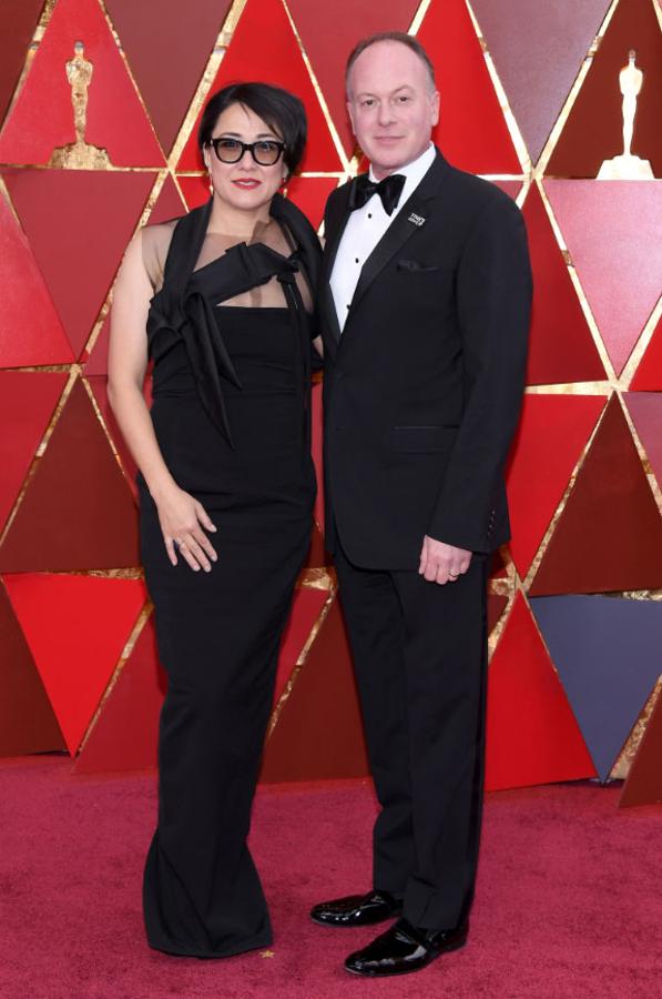 Parejas en la alfombra roja de los Premios Oscar 2018: Ramsey Ann Naito y Tom McGrath