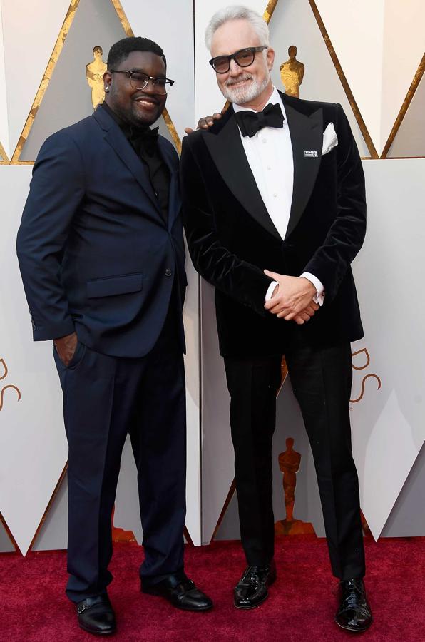 Parejas en la alfombra roja de los Premios Oscar 2018: Milton Howery y Bradley Wh