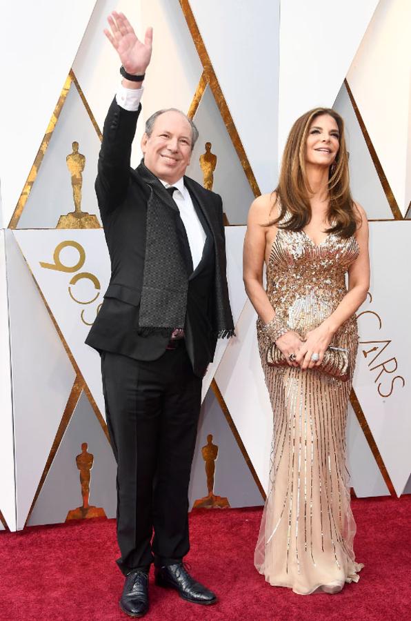 Parejas en la alfombra roja de los Premios Oscar 2018: Hans Zimmer y Suzanne Zimmer