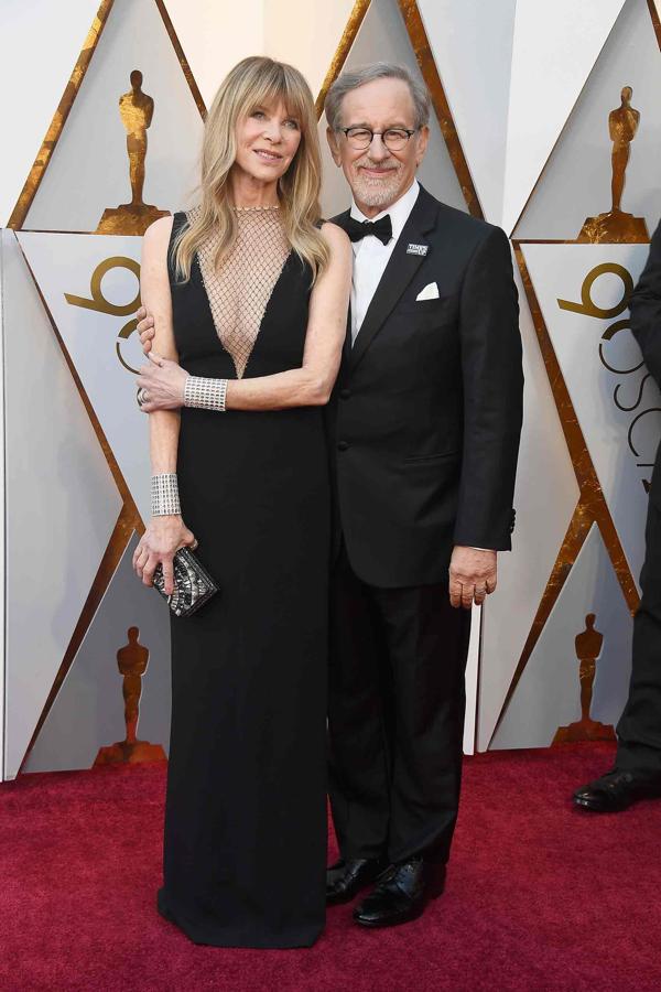 Parejas en la alfombra roja de los Premios Oscar 2018: Steven Spielberg y Kate Capshaw