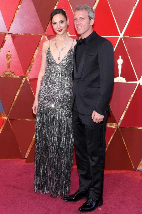 Parejas en la alfombra roja de los Premios Oscar 2018: Gal Gadot y Yaron Varsano