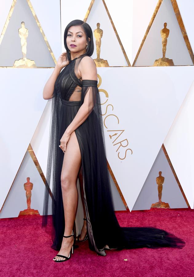 Premios Oscar 2018: Taraji P. Henson, en la alfombra roja