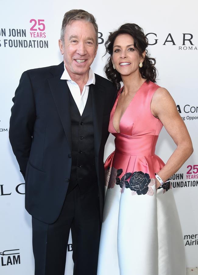 La alfombra roja de Elton John 2018: Tim Allen y Jane Hajduk