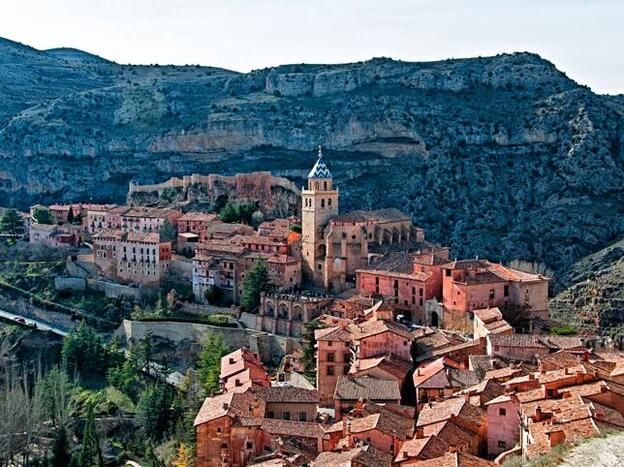 Vista general del Albarracín, situado en la provincia de Teruel, (Aragón).