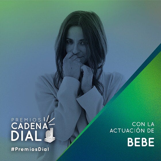 Bebe en los Premios Cadena Dial