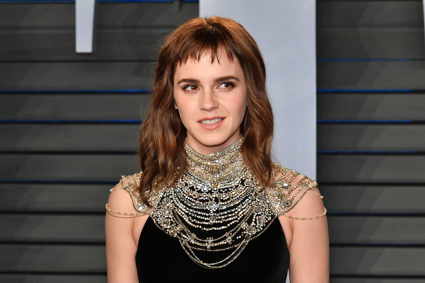 Emma Watson con flequillo Baby Bangs