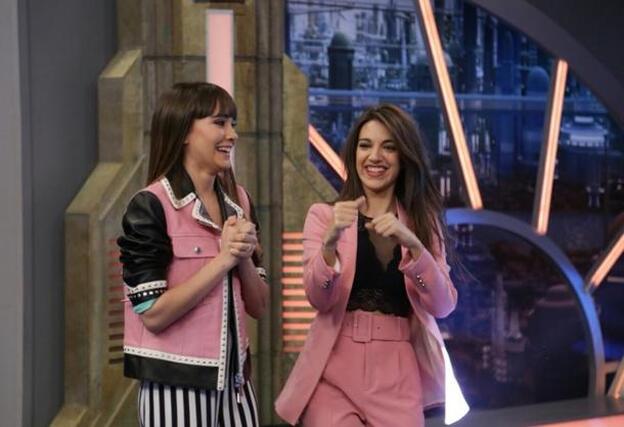 Ana Guerra y Aitana en 'El Hormiguero'.