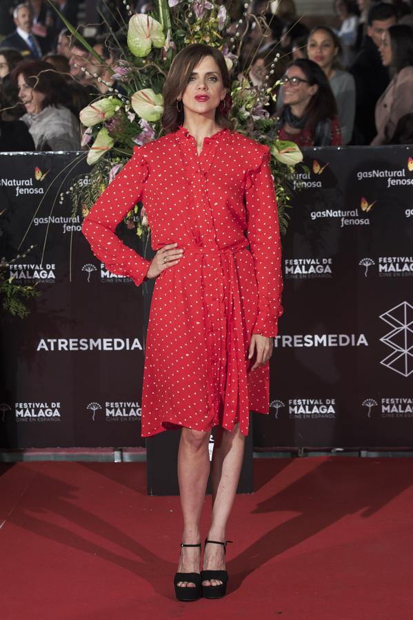 El look de Macarena Gómez en el Festival de Cine de Málaga