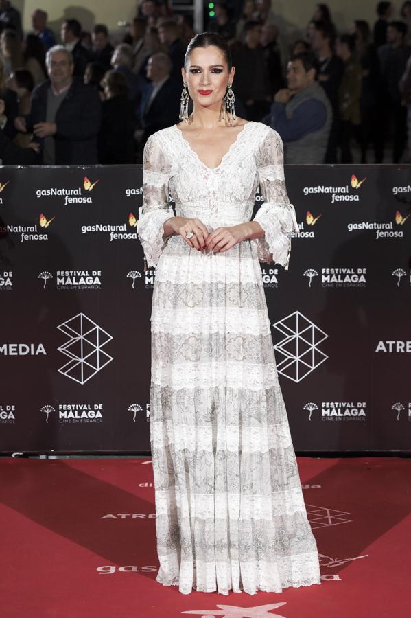 El look de Mar Saura en el Festival de cine de Málaga