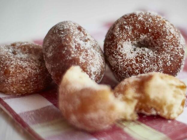 El resultado final de las rosquillas de anís.