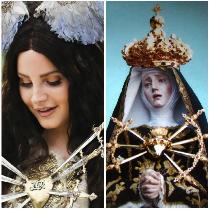 Inspiración de los looks de la Gala del Met: Lana del Rey y una Virgen Dolorosa