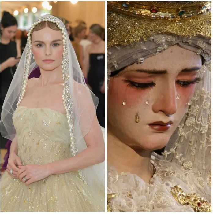 Inspiración de los looks de la Gala del Met: Kate Bosworth y una Madonna que llora