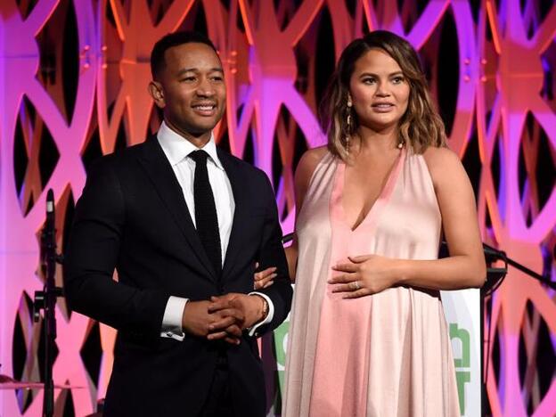 Chrissy Teigen y John Legend, padres por segunda vez./getty