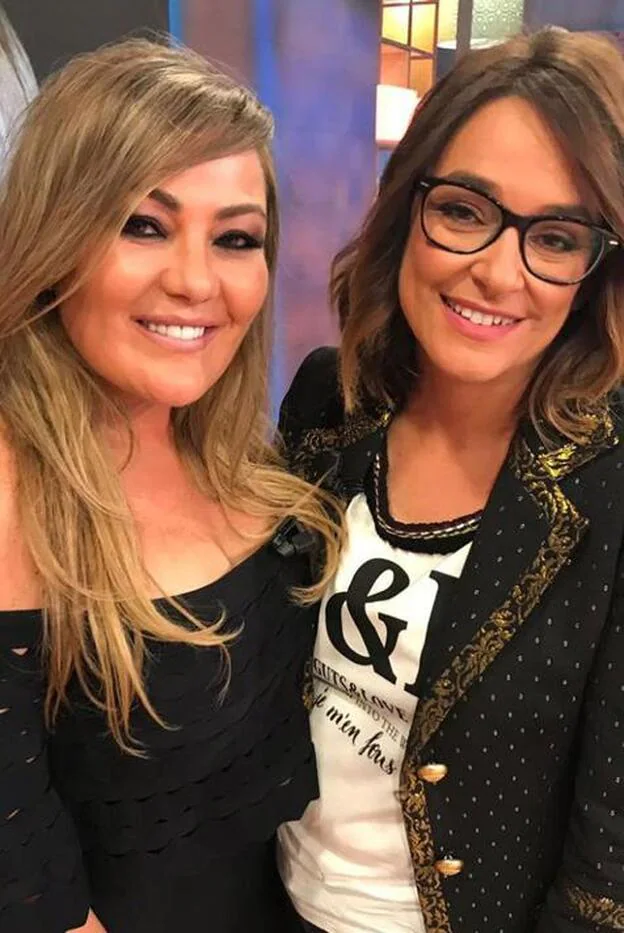 Amaia Montero junto a Toñi Moreno en 'Viva la vida'./instagram.