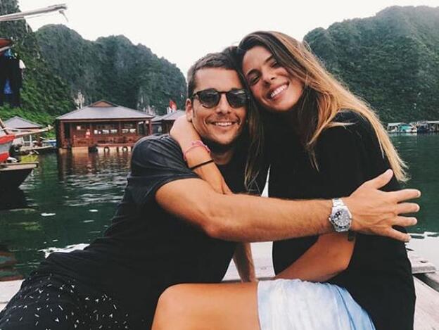 Laura Matamoros y Benji Aparicio, primeras vacaciones tras ser padres./Instagram.