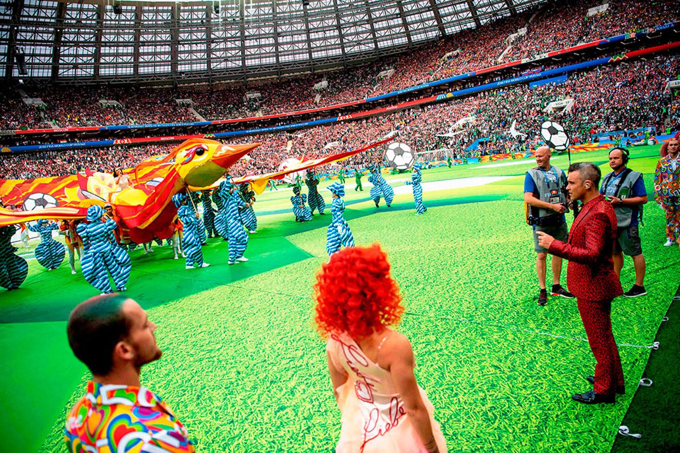 Las fotos de la ceremonia de inauguración del Mundial de Rusia 2018