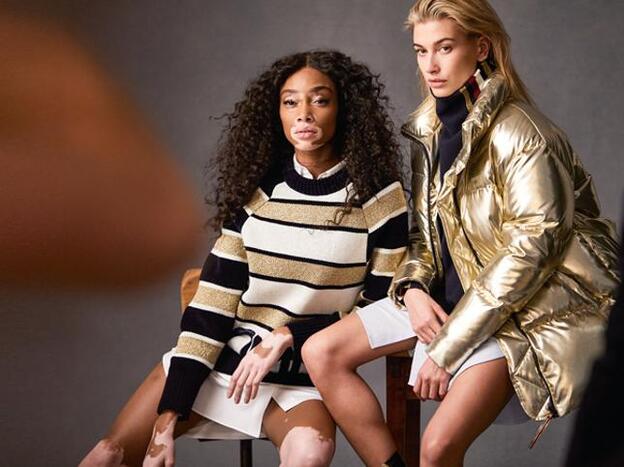 Winnie Harlow y Hailey Baldwin.