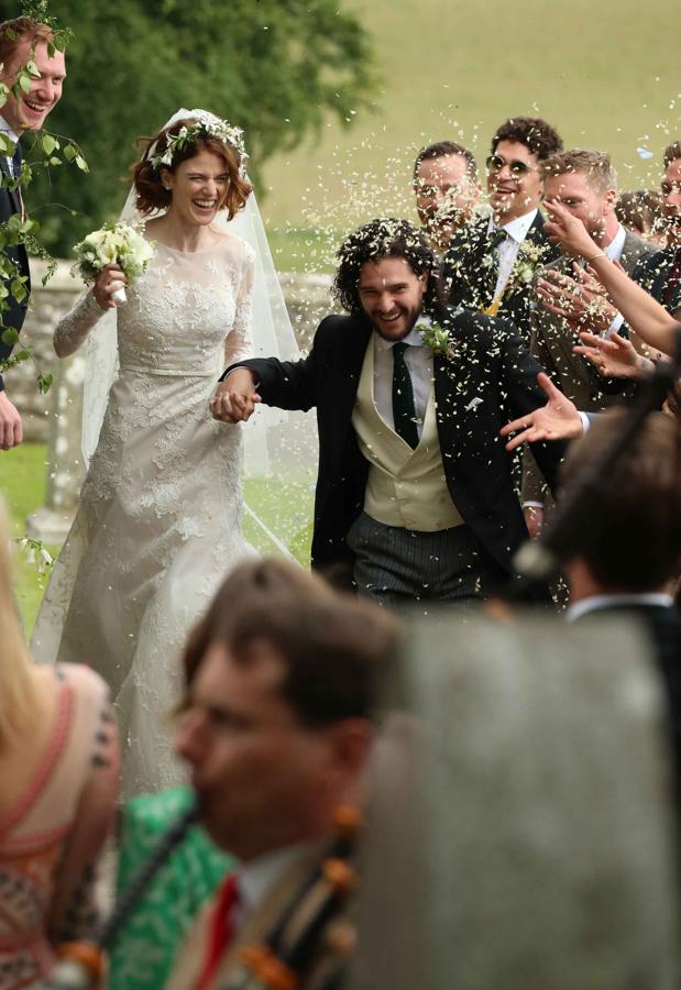 Kit Harington y Rose Lesli