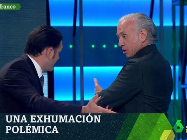 Iñaki López y Eduardo Inda en el plató.