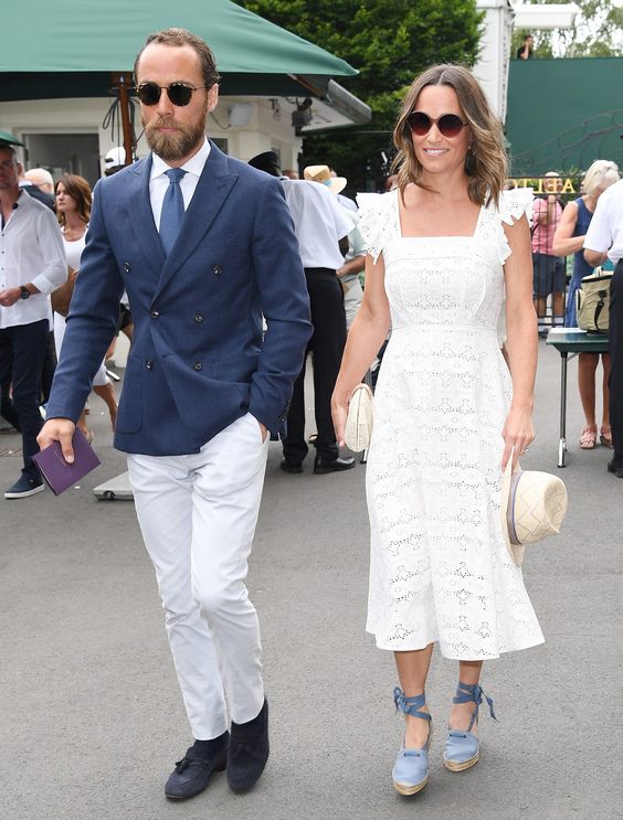 Cómo vestir en Wimbledon según las 'celebrities': Pippa y James Middleton