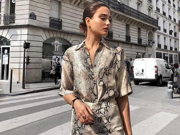 La influencer Sindi con el conjunto de Zara./instagram