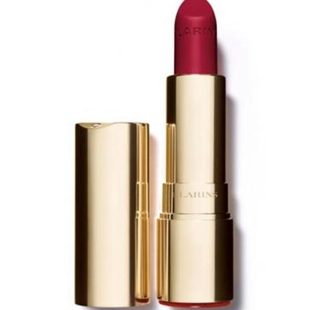 Jolie Rouge Matte en tono Deep Red de Clarins (29,90 €).