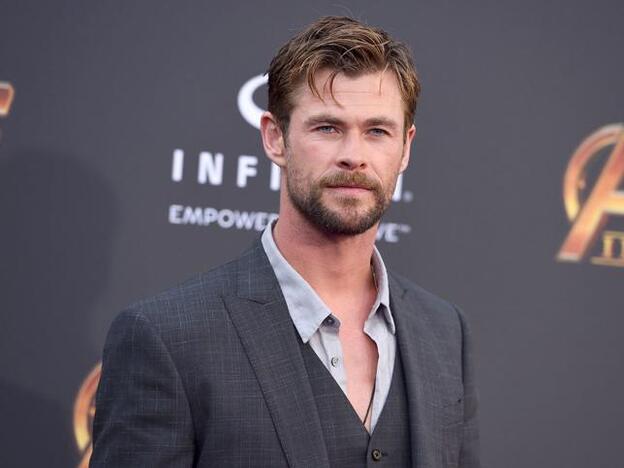 Chris Hemsworth prepara su cuerpo para el rodaje de la nueva entrega de 'Men in black'./gtres.