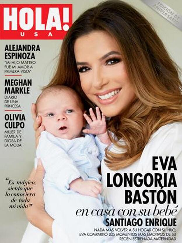 La portada que han protagonizadao Eva Longoria y su hijo, Santiago Enrique.