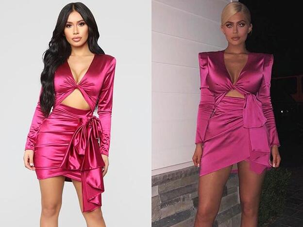 Versión low cost del vestido de Kylie Jenner.