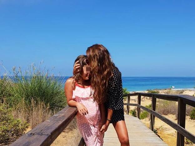 Paula Echevarría en una imagen con su hija Daniella./Instagram