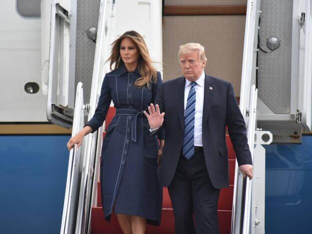 Melania Trump copia el vestido a Letizia y Meghan Markle