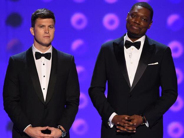 Colin Jost y Michael Che presentador la gala de los Premios Emmy 2018./gtres.