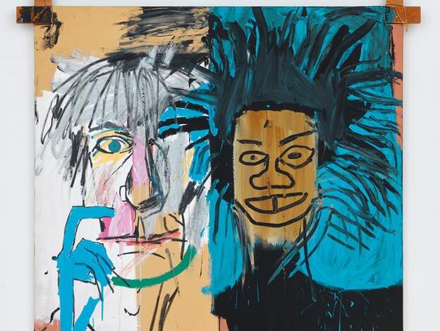 Dos cabezas (1982) de Basquiat.