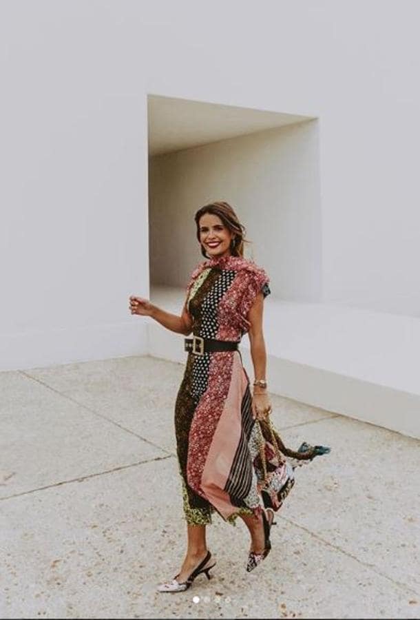 tenaz Adjuntar a académico Fotos: El vestido "patchwork" de Collage Vintage que puedes copiar en Zara  | Mujer Hoy