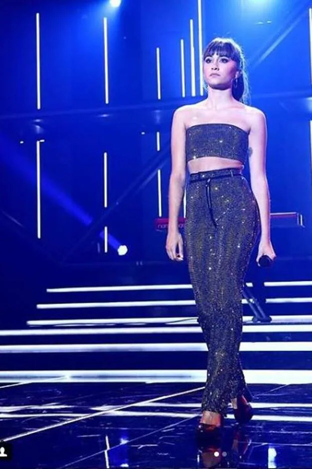 Aitana Ocaña cantó en la Gala 1 de OT 2018./