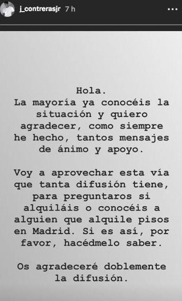 Julián Contreras pidió ayuda con este texto.