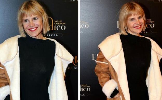 Eugenia Martínez de Irujo durante el estreno del musical 'El Médico', en Madrid.