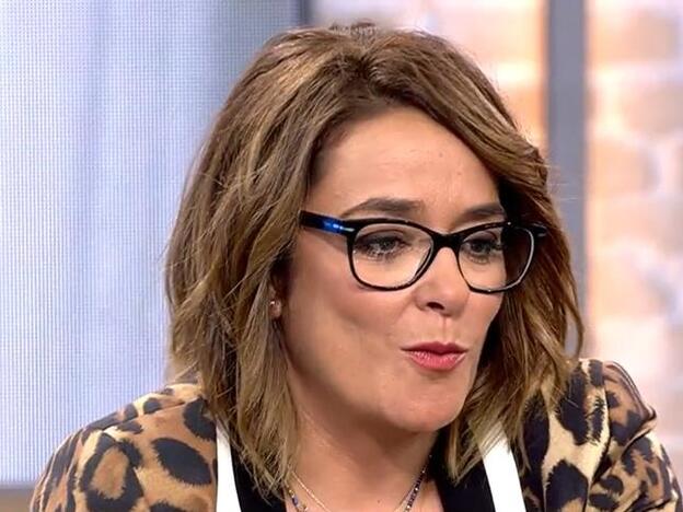 Toñi Moreno durante el programa de 'Viva la vida'./Telecinco.es