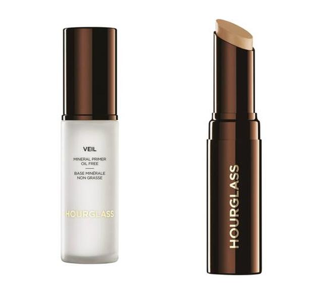 1. Veil Mineral Primer (64 €). 2. Hidden Corrective Concealer (29,50 €). Todo de Hourglass. En exclusiva en Sephora.