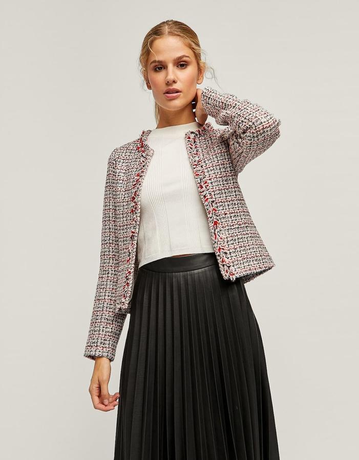 Chaqueta de "tweed"