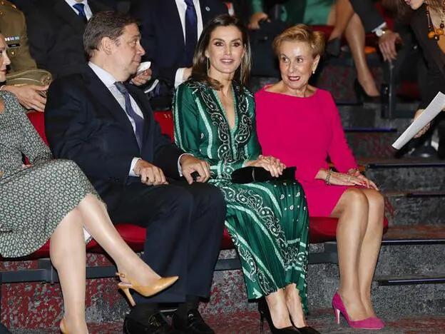 Pincha en la foto para ver los mejores vestidos de la Reina Letizia este año./Gtres
